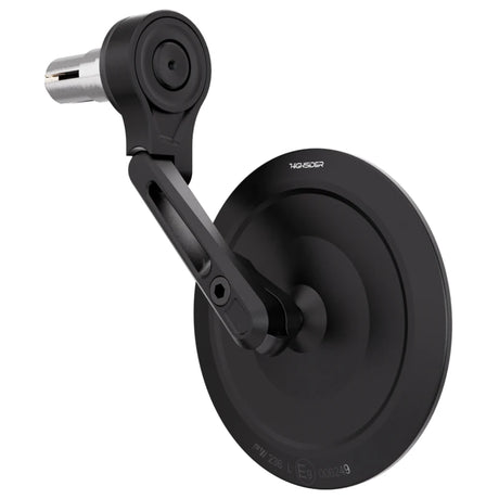 Lenkerendenspiegel Highsider Pro Montana-Slim, Kurz, Schwarz, Klemmung 12-22 mm