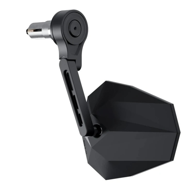 Lenkerendenspiegel Highsider Pro Stealth-X5 Evo Short, Schwarz, Klemmung 12-22 mm