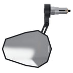 Lenkerendenspiegel Highsider Pro Stealth-X5 Evo Short, Schwarz, Klemmung 12-22 mm