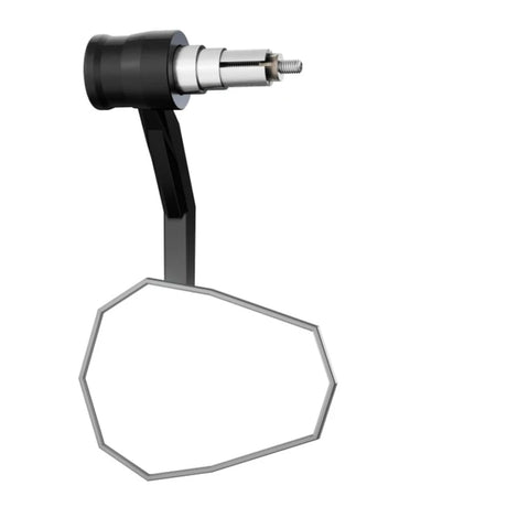 Lenkerendenspiegel mit LED Blinker Highsider Pro Stealth-Rim X7, E-geprüft