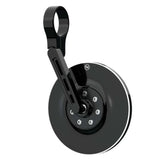 Lenkerendenspiegel Highsider Pro Conero, Kurz, Schwarz, Aufnahme Ø30 x B12 mm