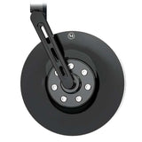 Lenkerendenspiegel Highsider Pro Conero, Kurz, Schwarz, Aufnahme Ø30 x B12 mm