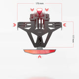 Kennzeichenhalter Highsider Akron-RS Pro-X für Suzuki GSX-8R (24-) GSX-8S (23-)