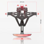 Kennzeichenhalter HIGHSIDER AKRON-RS PRO-X für Suzuki GSX-8R (24-) GSX-8S (23-)