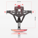 Kennzeichenhalter HIGHSIDER AKRON-RS PRO-X für Suzuki GSX-8R (24-) GSX-8S (23-)
