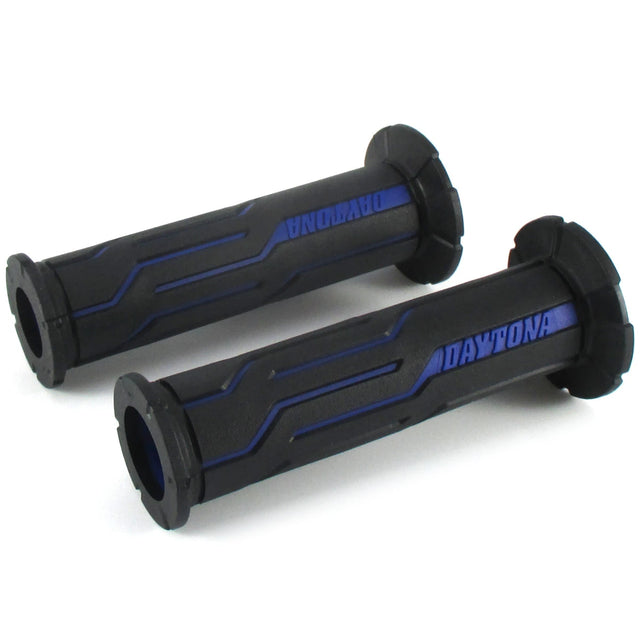 Lenkergriffe Daytona GGD-LINE, Blau, 7/8 Zoll (22,2 mm), 125 mm