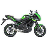 Komplettanlage IXRACE MK2 Edelstahl Silber für Kawasaki Versys 650 (18-20)