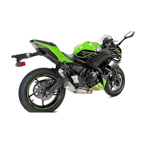 Komplettanlage IXRACE MK2 Edelstahl Silber für Kawasaki Z 650 Ninja 650 (20-22)