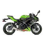 Komplettanlage IXRACE MK2 Edelstahl Silber für Kawasaki Z 650 Ninja 650 (20-22)