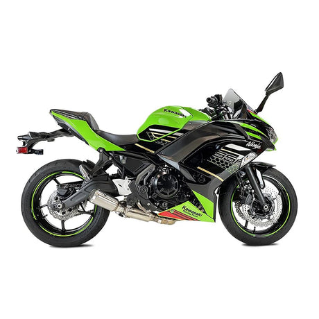 Komplettanlage IXRACE MK2 Edelstahl Silber für Kawasaki Z 650 Ninja 650 (20-22)