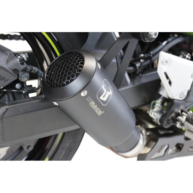 Endschalldämpfer IXRACE MK2 Edelstahl Schwarz für Kawasaki Z 900 (16-19)