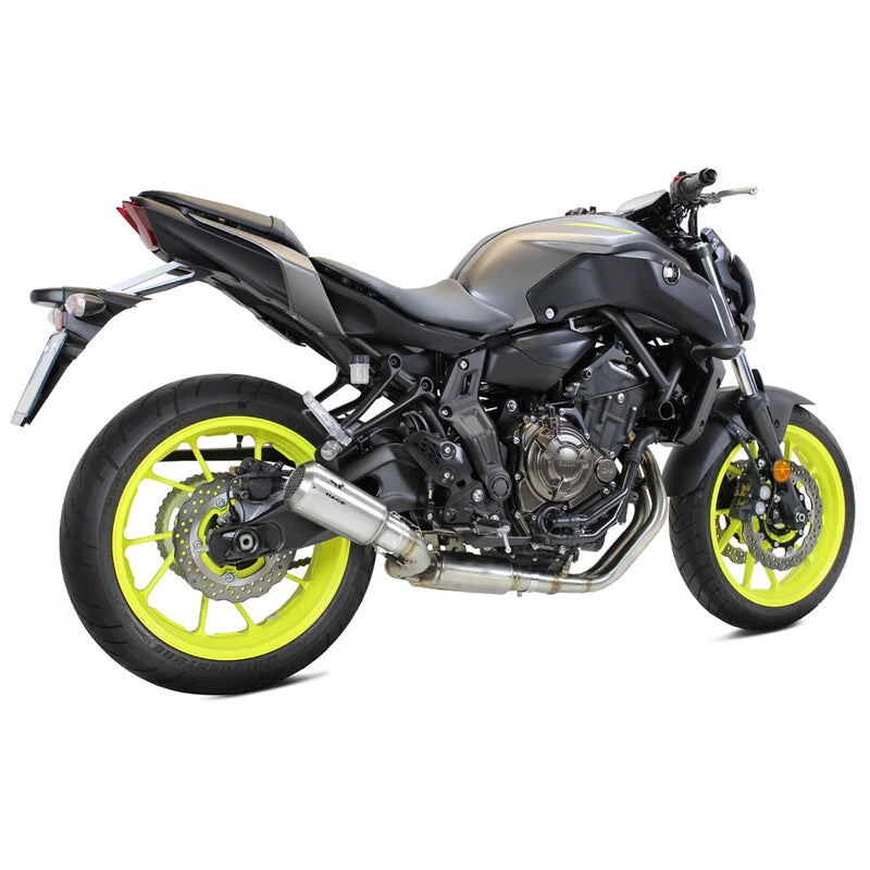 Komplettanlage IXRACE MK2 Edelstahl Silber für Yamaha MT-07 (14-20)