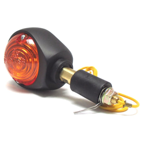 Lenkerendenblinker Highsider Smart Ochsenaugen schwarz, gelbes Glas, E-geprüft