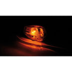 Blinker Highsider Smart Little Duke kurz, Schwarz, Glas Orange, E-geprüft, 21W