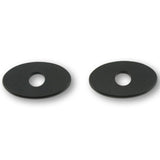 Blinker Montageplatten Highsider Smart schwarz, ABS, 44x26 mm, für Kawasaki