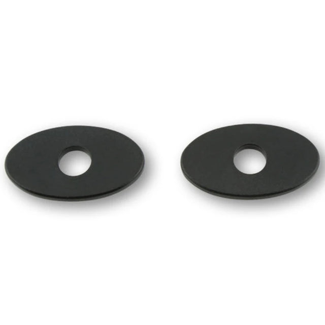 Blinker Montageplatten Highsider Smart schwarz, ABS, 44x26 mm, für Kawasaki