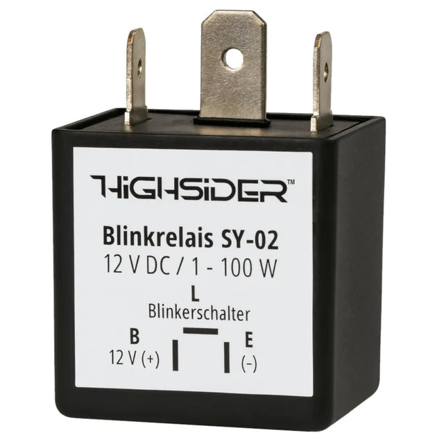 Blinkrelais Highsider Smart SY-02, Universal, 3-polig, 12V, 1W bis 100W