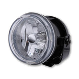 Nebelscheinwerfer Highsider Smart Rund, Schwarz, Glas Klar, Ø 70 mm, E-geprüft