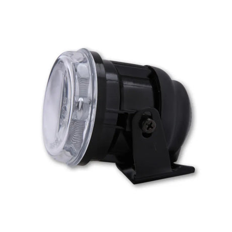 Nebelscheinwerfer Highsider Smart Rund, Schwarz, Glas Klar, Ø 70 mm, E-geprüft
