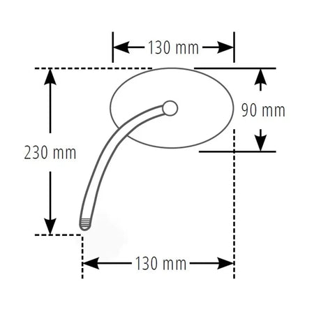 Lenkerspiegel Paar Highsider Smart Joker, Schwarz, ABS, E-geprüft, M10 Gewinde