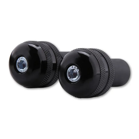 Lenkergewichte Highsider Smart Gerändelt, Schwarz, Ø 29 mm, für Stahllenker