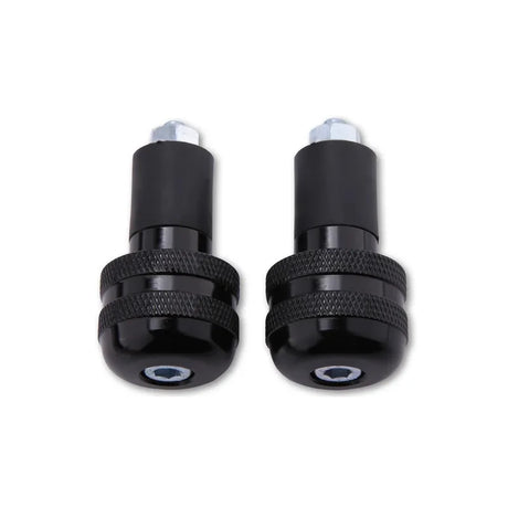 Lenkergewichte Highsider Smart Gerändelt, Schwarz, Ø 29 mm, für Stahllenker