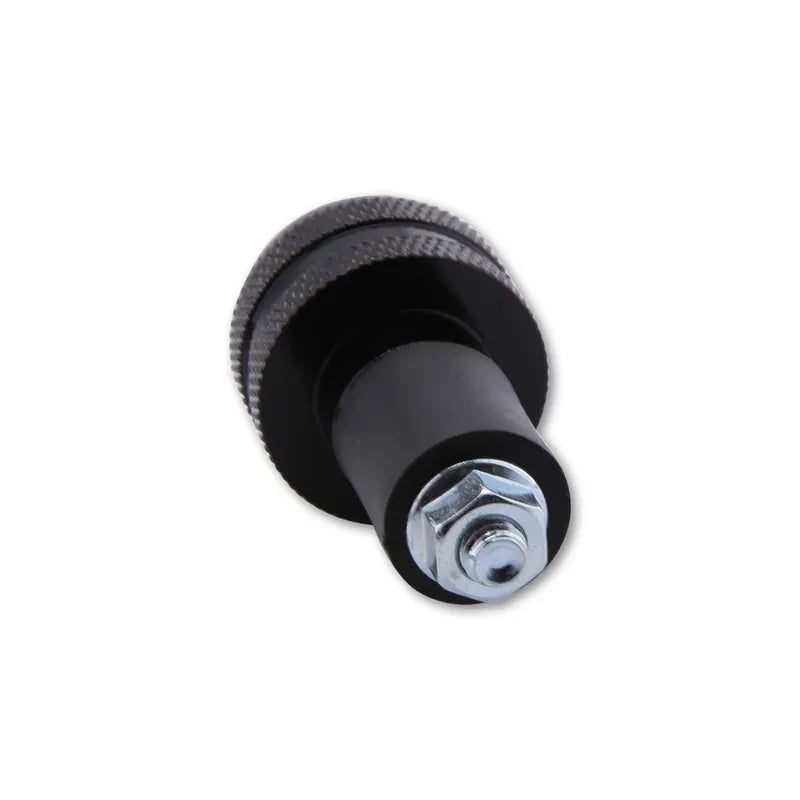 Lenkergewichte Highsider Smart Gerändelt, Schwarz, Ø 29 mm, für Stahllenker