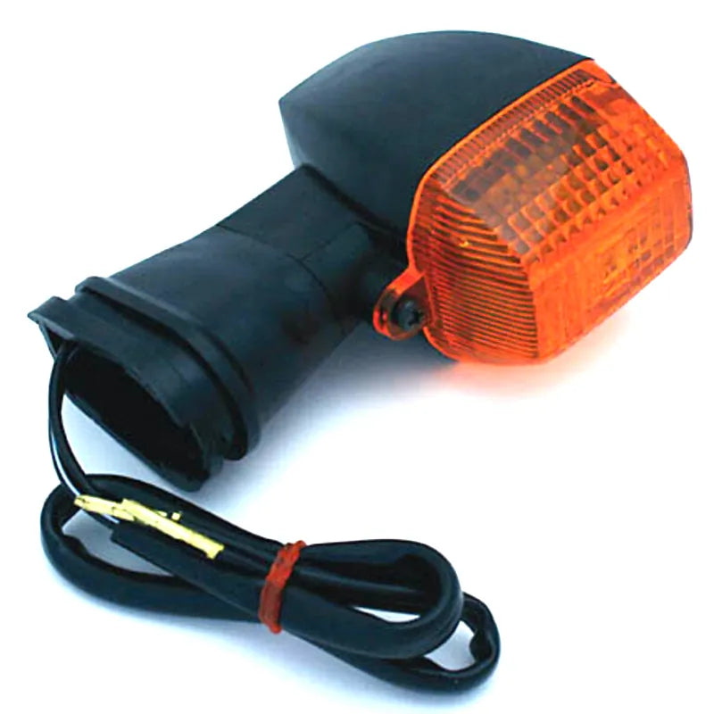 Blinker Highsider Smart Kawasaki-Style, Schwarz, Orange, Vorne / Hinten, 12V/21W