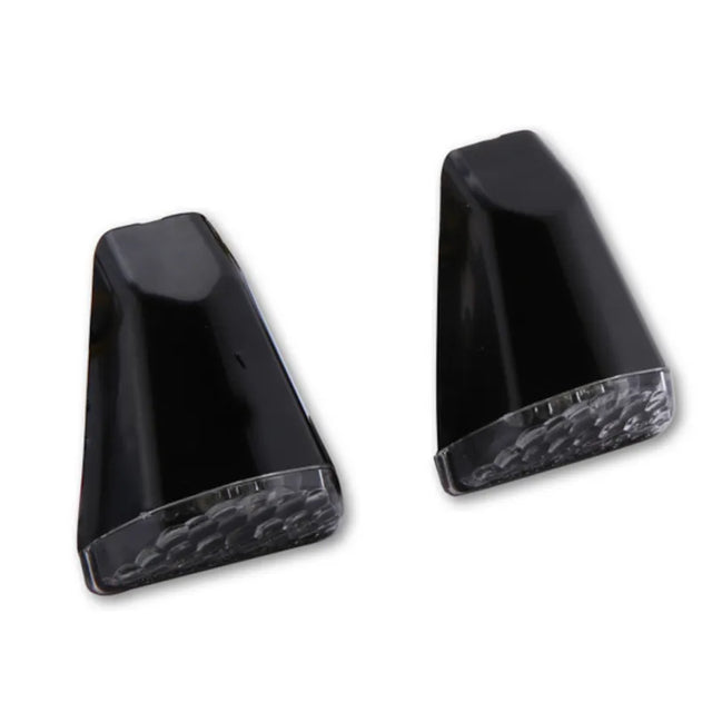 LED Verkleidungsblinker Highsider Smart Swift, Schwarz, Glas Klar, E-geprüft