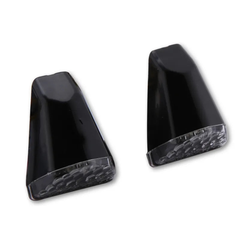 LED Verkleidungsblinker Highsider Smart Swift, Schwarz, Glas Klar, E-geprüft