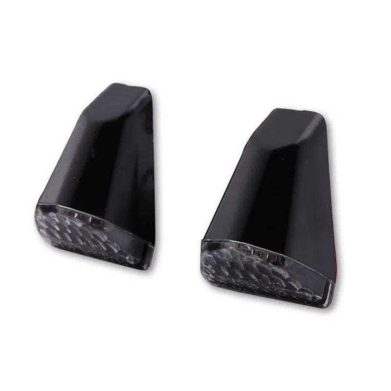 LED Verkleidungsblinker Highsider Smart Swift, Schwarz, Glas Klar, E-geprüft