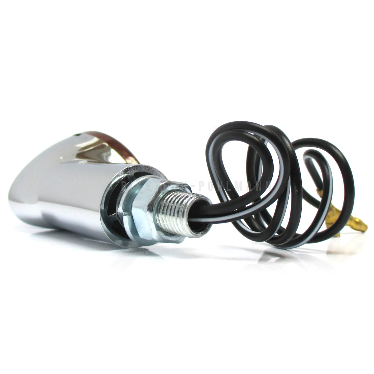 Blinker Highsider Smart Cateye kurz, Chrom, Getöntes Glas, E-geprüft, 12V/21W