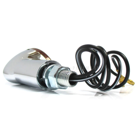 Blinker Highsider Smart Cateye kurz, Chrom, Getöntes Glas, E-geprüft, 12V/21W