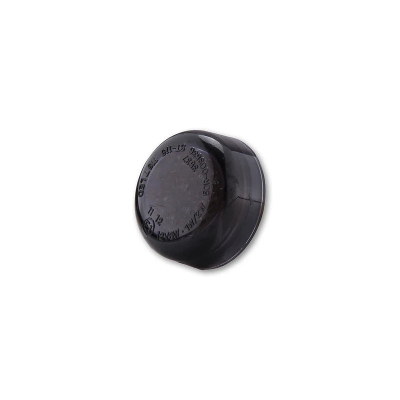 LED-Rücklicht Highsider Smart Micro Disc, Schwarz, Getönt, E-geprüft, Ø 30,5 mm