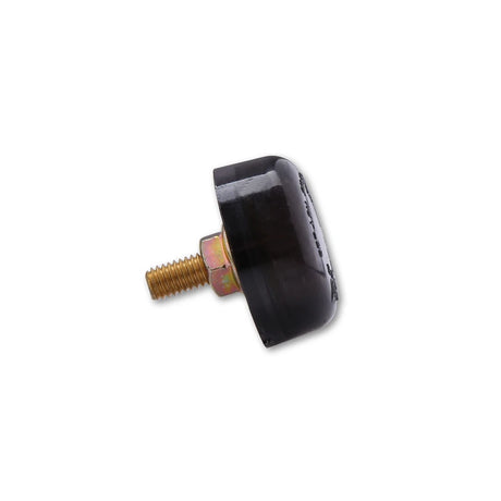 LED-Rücklicht Micro Disc schwarz, Getönt, Ø 30 mm, M6, E-geprüft, 12V/1W