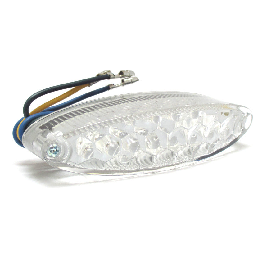 LED Rücklicht HIGHSIDER smart Number 1 Klar mit Kennzeichenbeleuchtung