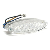 LED-Rücklicht Highsider Number 1, Klar, 106x30 mm, mit KZL, E-geprüft, 12V/1W