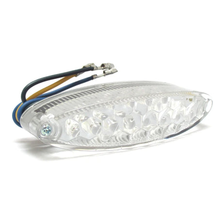 LED-Rücklicht Highsider Number 1, Klar, 106x30 mm, mit KZL, E-geprüft, 12V/1W