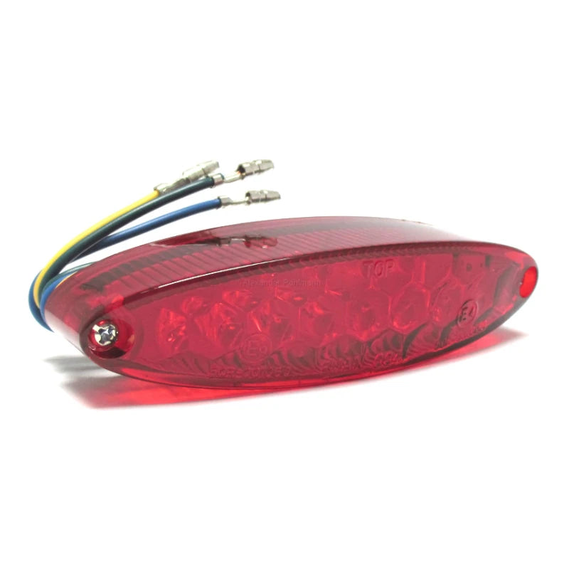 LED-Rücklicht Highsider Number 1, Rot, 106x30 mm, mit KZL, E-geprüft, 12V/1W