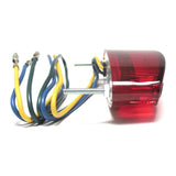 LED-Rücklicht Highsider Number 1, Rot, 106x30 mm, mit KZL, E-geprüft, 12V/1W