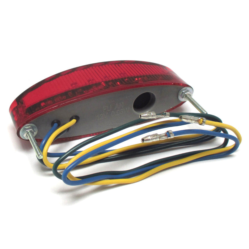 LED Rücklicht HIGHSIDER smart Number 1 Rot mit Kennzeichenbeleuchtung