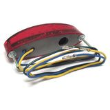 LED-Rücklicht Highsider Number 1, Rot, 106x30 mm, mit KZL, E-geprüft, 12V/1W