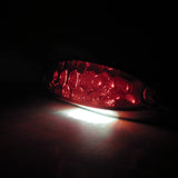 LED-Rücklicht Highsider Number 1, Rot, 106x30 mm, mit KZL, E-geprüft, 12V/1W