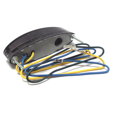 LED-Rücklicht Highsider Number 1, Getönt, 106x30 mm, mit KZL, E-geprüft, 12V/1W