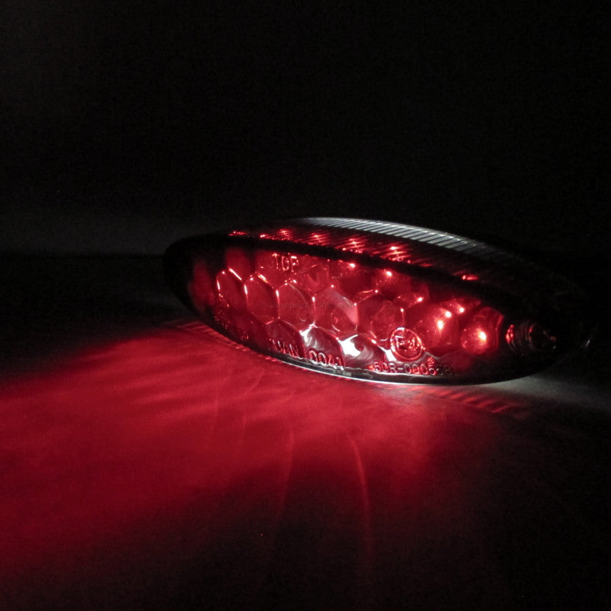 LED Rücklicht HIGHSIDER smart Number 1 Getönt mit Kennzeichenbeleuchtung