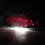 LED Rücklicht HIGHSIDER smart Number 1 Getönt mit Kennzeichenbeleuchtung