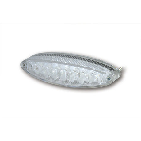LED-Rücklicht Highsider Number 1, Klar, 106x30 mm, E-geprüft, 12V/1W