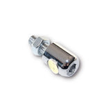 LED-Kennzeichenbeleuchtung Highsider Smart Rund chrom, Ø 13 mm, E-geprüft