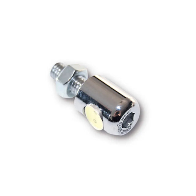 LED-Kennzeichenbeleuchtung Highsider Smart Rund chrom, Ø 13 mm, E-geprüft