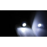 LED-Kennzeichenbeleuchtung Highsider Smart Rund schwarz, Ø 13 mm, E-geprüft